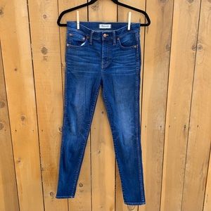 Madewell high rise skinny jeans size 28